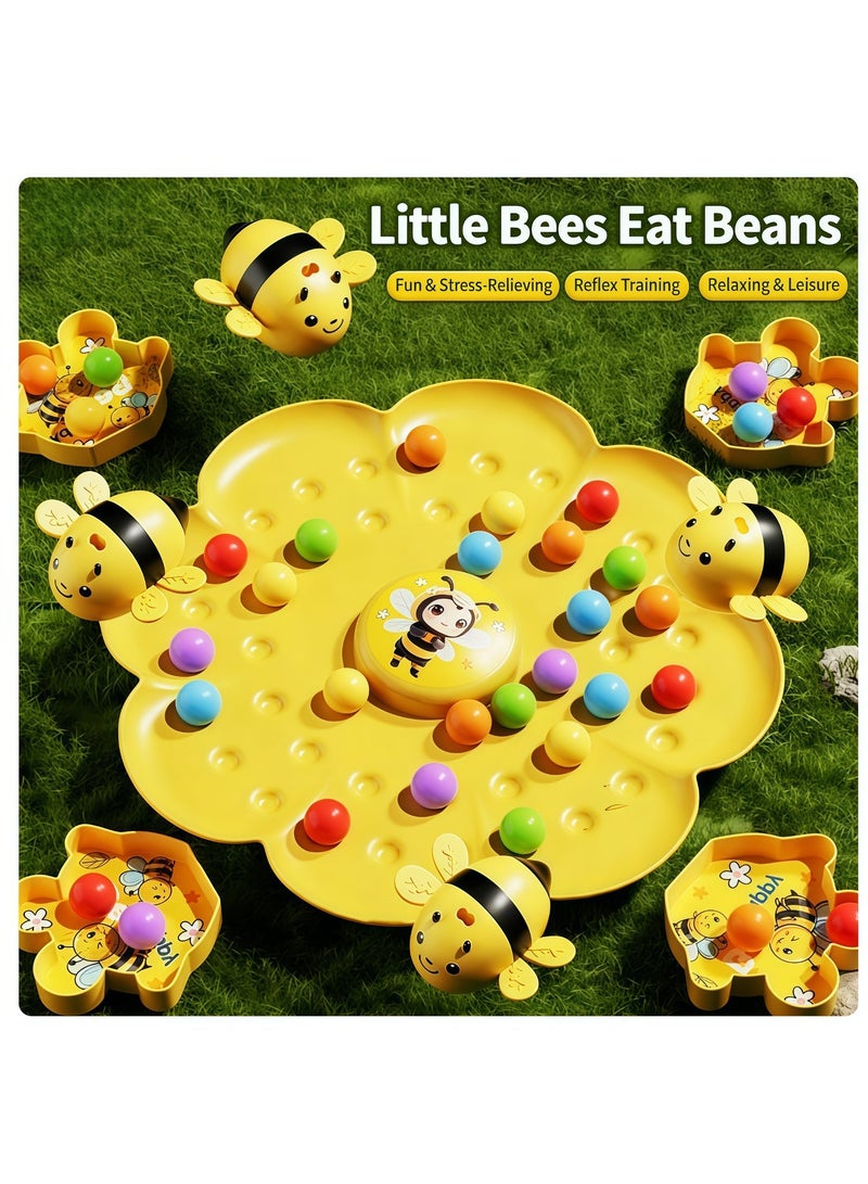 Balloon World Bee-themed pearl collecting adventure fishing magnetic bead table game for parent-child interaction, suitable for children's parties, outdoor games, birthday gifts, easy to use, and perfect for group activities. - Image 2